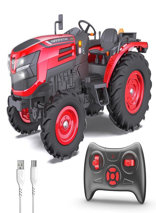 Mirana Mahindra OJA RC Tractor Toy for Kids | Remote Controlled ATV Truck | Type-C USB Rechargeable | in-Built Bluetooth Speakers | Orignally Licensed Model Vehicle | Gift for Boys & Girls 3+ Years - Image 1